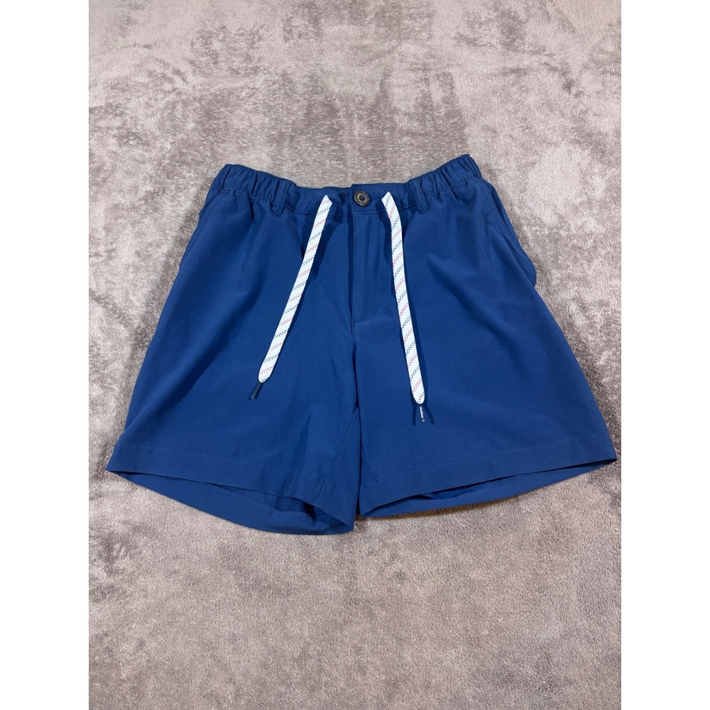 Chubbies Everywear Shorts Mens Small Blue 6 Inch Inseam Elastic Waist Drawstring